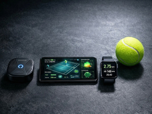 Comparison of modern tennis swing analyzers including AI video apps and hardware sensors like STA 4.0