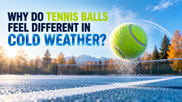 Auratide blog cover for Why Do Tennis Balls Feel Different in Cold Weather?
