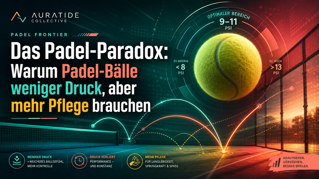 Das Padel-Paradox: Warum Padel-Bälle weniger Druck, aber mehr Pflege brauchen