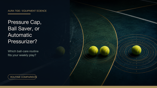 Auratide blog cover for Pressure Cap, Ball Saver, or Automatic Pressurizer: Which Ball-Care Routine Fits You?