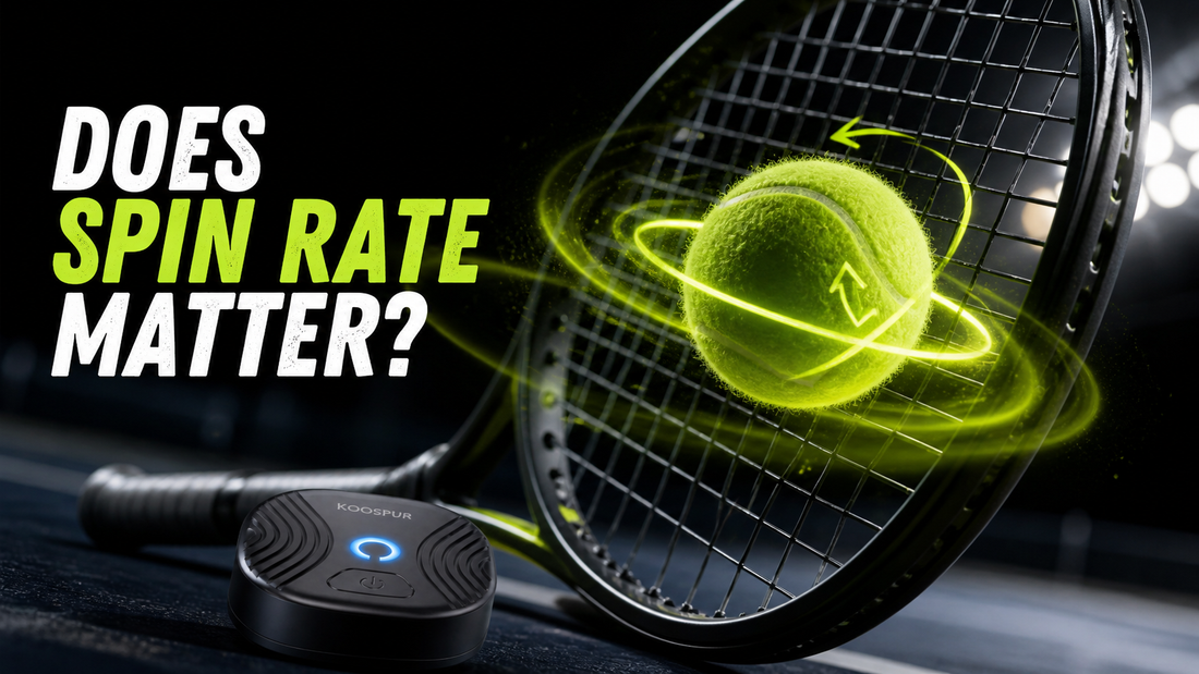 Auratide blog cover for Does Spin Rate Actually Matter for Club Tennis Players?