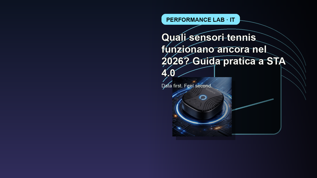 Auratide blog cover for Quali sensori tennis funzionano ancora nel 2026? Guida pratica a STA 4.0