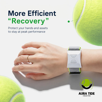 Racket-Side Wrist Recovery Band product and controller