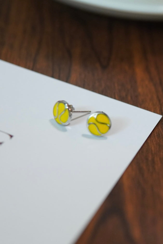 classic tennis ear-stud pair tennis in Titanium-plated Stainless Steel – tennis jewelry in {{ product_color }} | Aura Tide Collective | Shop classic tennis ear-stud pair tennis in Titanium-plated Stainless Steel online for {{ product_tags | join: ", " }} – Fast shipping worldwide.