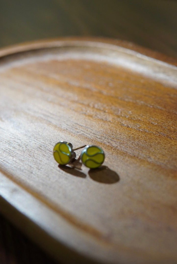 classic tennis ear-stud pair tennis in Titanium-plated Stainless Steel – tennis jewelry in {{ product_color }} | Aura Tide Collective | Shop classic tennis ear-stud pair tennis in Titanium-plated Stainless Steel online for {{ product_tags | join: ", " }} – Fast shipping worldwide.