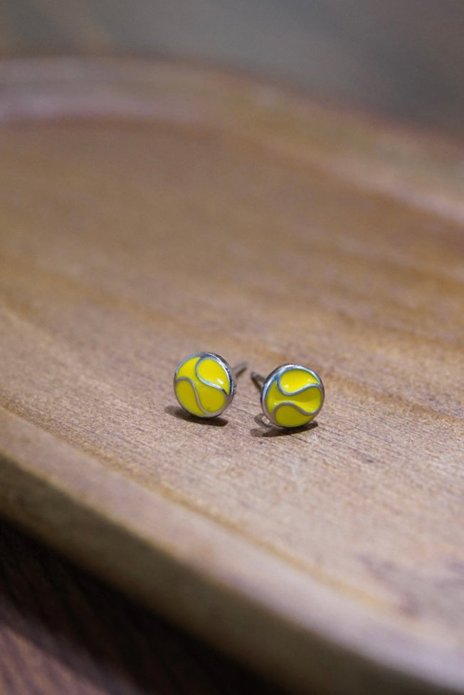 classic tennis ear-stud pair tennis in Titanium-plated Stainless Steel – tennis jewelry in {{ product_color }} | Aura Tide Collective | Shop classic tennis ear-stud pair tennis in Titanium-plated Stainless Steel online for {{ product_tags | join: ", " }} – Fast shipping worldwide.