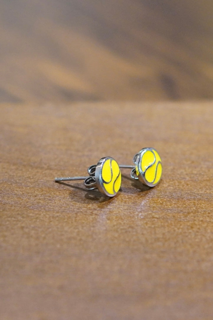classic tennis ear-stud pair tennis in Titanium-plated Stainless Steel – tennis jewelry in {{ product_color }} | Aura Tide Collective | Shop classic tennis ear-stud pair tennis in Titanium-plated Stainless Steel online for {{ product_tags | join: ", " }} – Fast shipping worldwide.