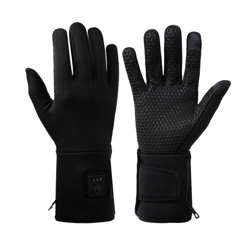 New Thin Double-layer Electric Heated Gloves with 3 Temperature Settings, Back of Hand Heating, and Touchscreen-compatible Lining – Horsemanship in {{ product_color }} | Aura Tide Collective | Shop New Thin Double-layer Electric Heated Gloves with 3 Temperature Settings, Back of Hand Heating, and Touchscreen-compatible Lining online for {{ product_tags | join: ", " }} – Fast shipping worldwide.