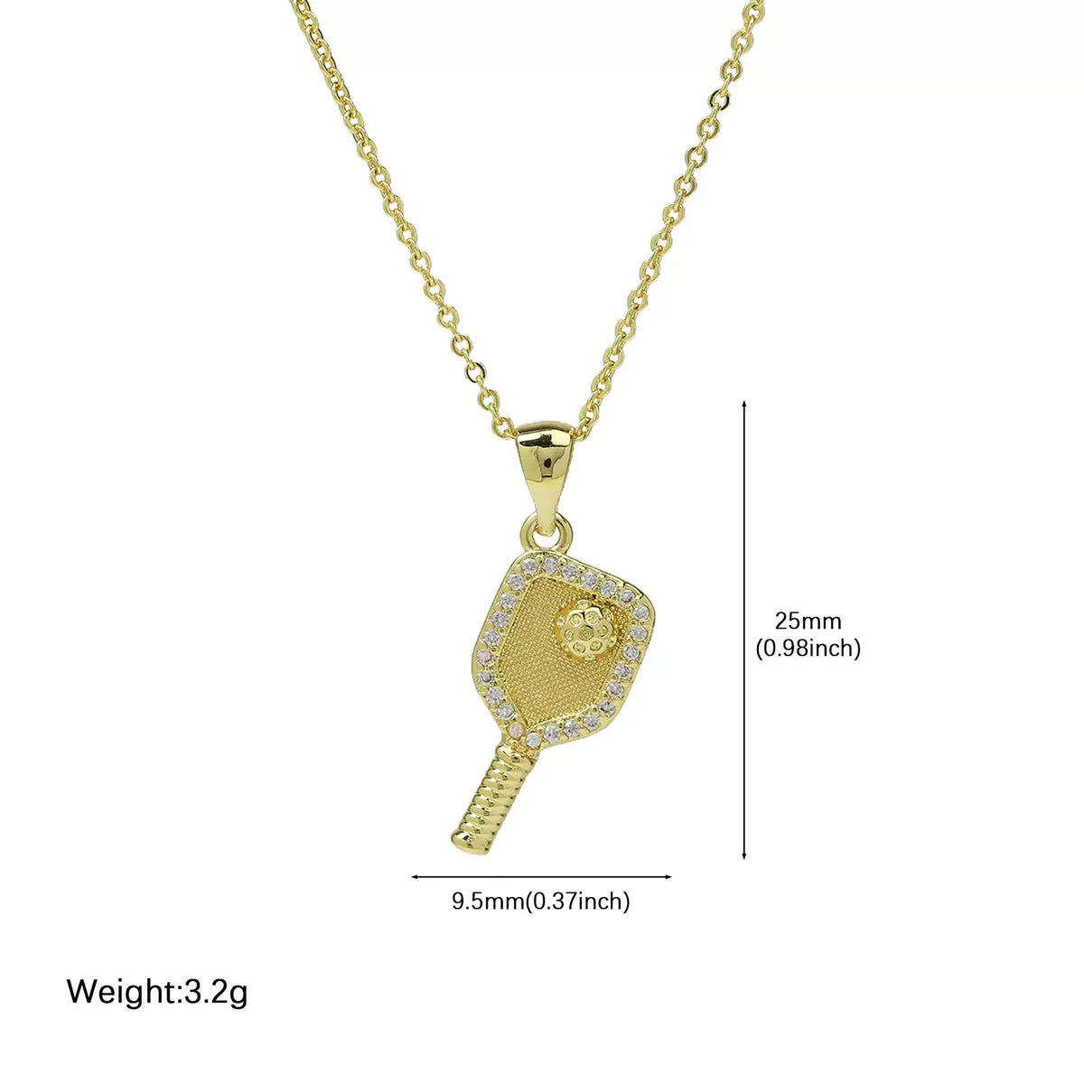 Golden necklace with zircon classic style in 3 models - tennis, padel, pickleball – tennis jewelry in {{ product_color }} | Aura Tide Collective | Shop Golden necklace with zircon classic style in 3 models - tennis, padel, pickleball online for {{ product_tags | join: ", " }} – Fast shipping worldwide.