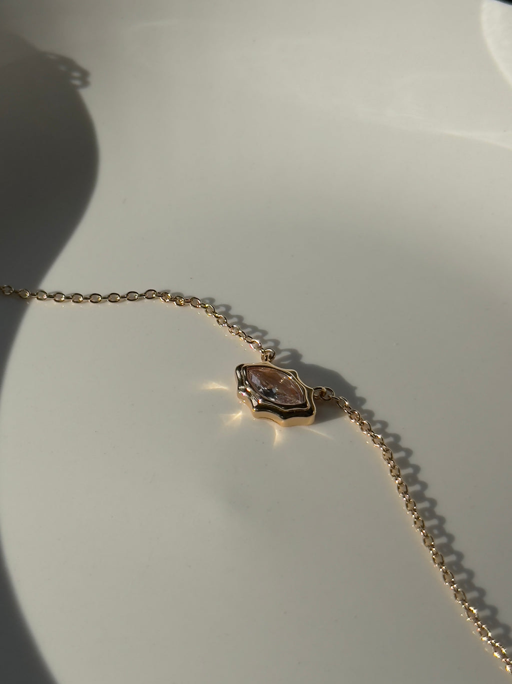 Zircon pendant necklace – tennis jewelry in {{ product_color }} | Aura Tide Collective | Shop Zircon pendant necklace online for {{ product_tags | join: ", " }} – Fast shipping worldwide.