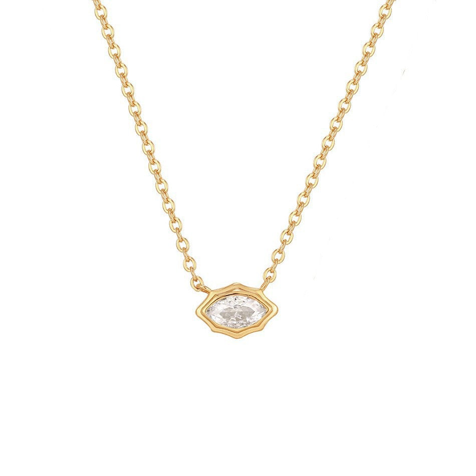 Zircon pendant necklace – tennis jewelry in {{ product_color }} | Aura Tide Collective | Shop Zircon pendant necklace online for {{ product_tags | join: ", " }} – Fast shipping worldwide.