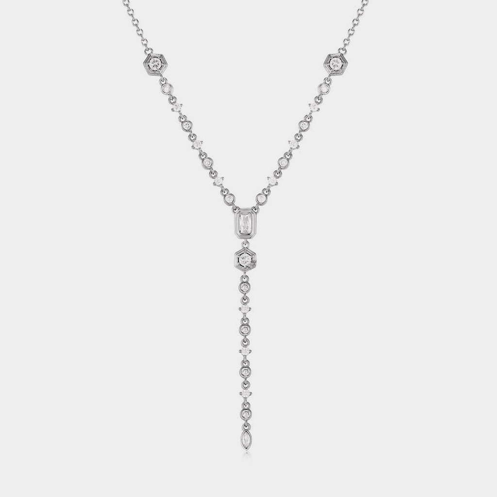 Zircon pendant necklace – tennis jewelry in {{ product_color }} | Aura Tide Collective | Shop Zircon pendant necklace online for {{ product_tags | join: ", " }} – Fast shipping worldwide.