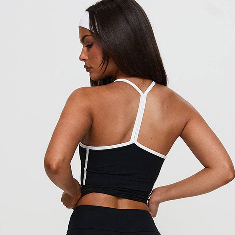 That Hot Chic 2025 New Color-Block Crop Tank & Shorts Set – High-Waisted Peach-Lift Fit – tennis wear in {{ product_color }} | Aura Tide Collective | Shop That Hot Chic 2025 New Color-Block Crop Tank & Shorts Set – High-Waisted Peach-Lift Fit online for {{ product_tags | join: ", " }} – Fast shipping worldwide.