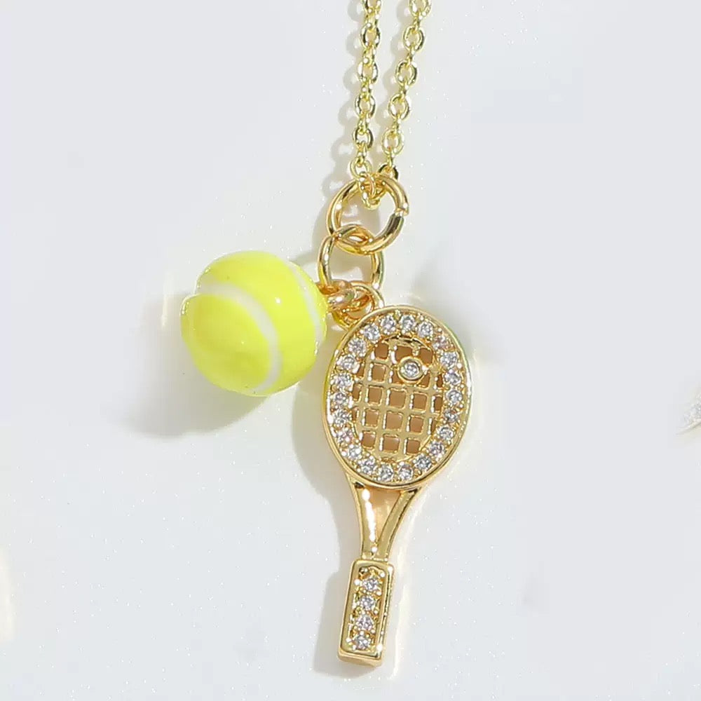 The Grand Slam tournaments series necklace – tennis jewelry in {{ product_color }} | Aura Tide Collective | Shop The Grand Slam tournaments series necklace online for {{ product_tags | join: ", " }} – Fast shipping worldwide.