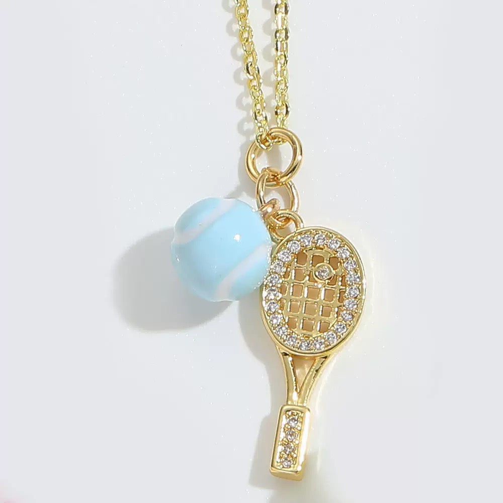 The Grand Slam tournaments series necklace – tennis jewelry in {{ product_color }} | Aura Tide Collective | Shop The Grand Slam tournaments series necklace online for {{ product_tags | join: ", " }} – Fast shipping worldwide.