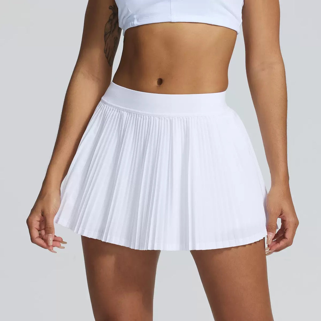 Sunny mood pleated skirt