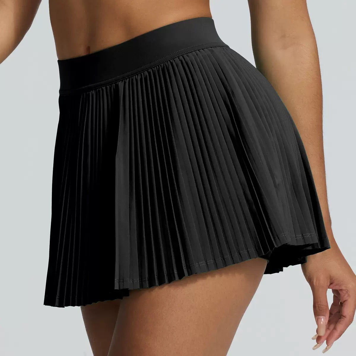Sunny mood pleated skirt