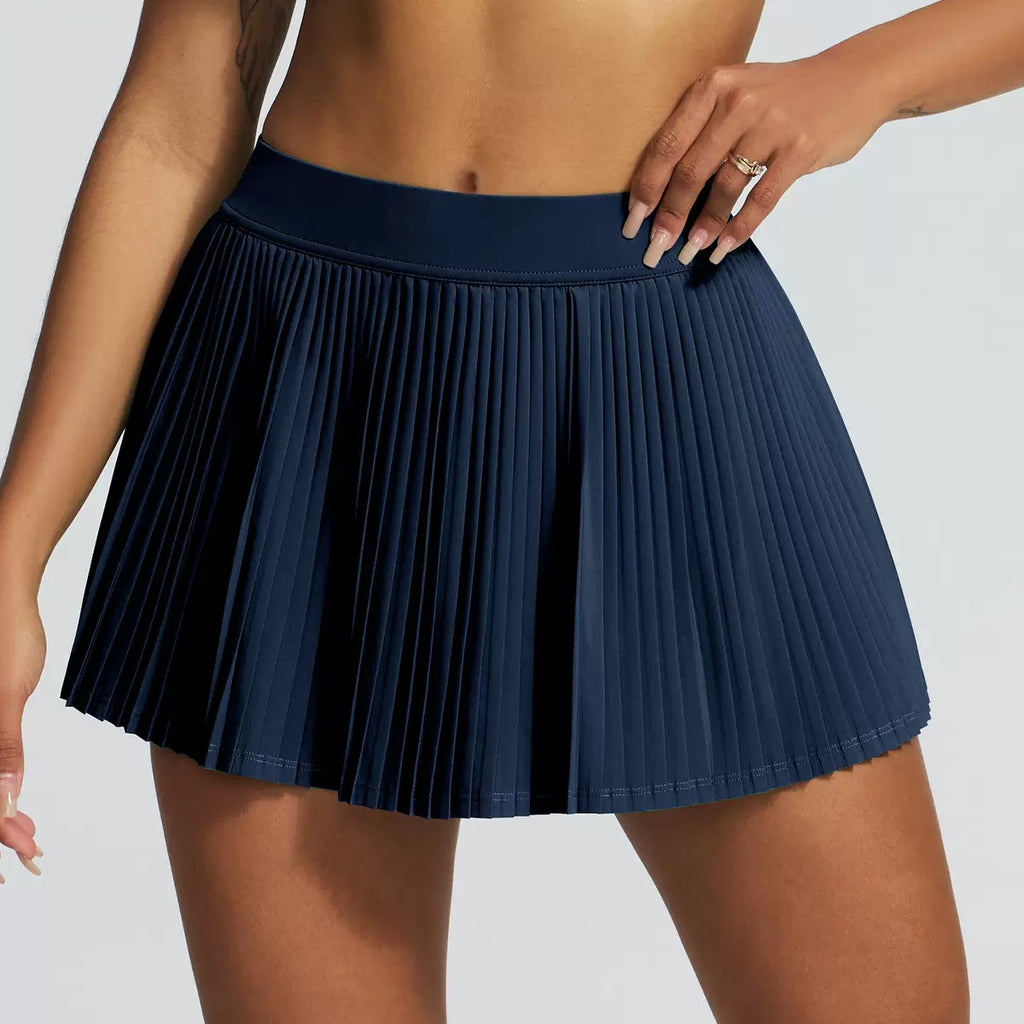 Sunny mood pleated skirt