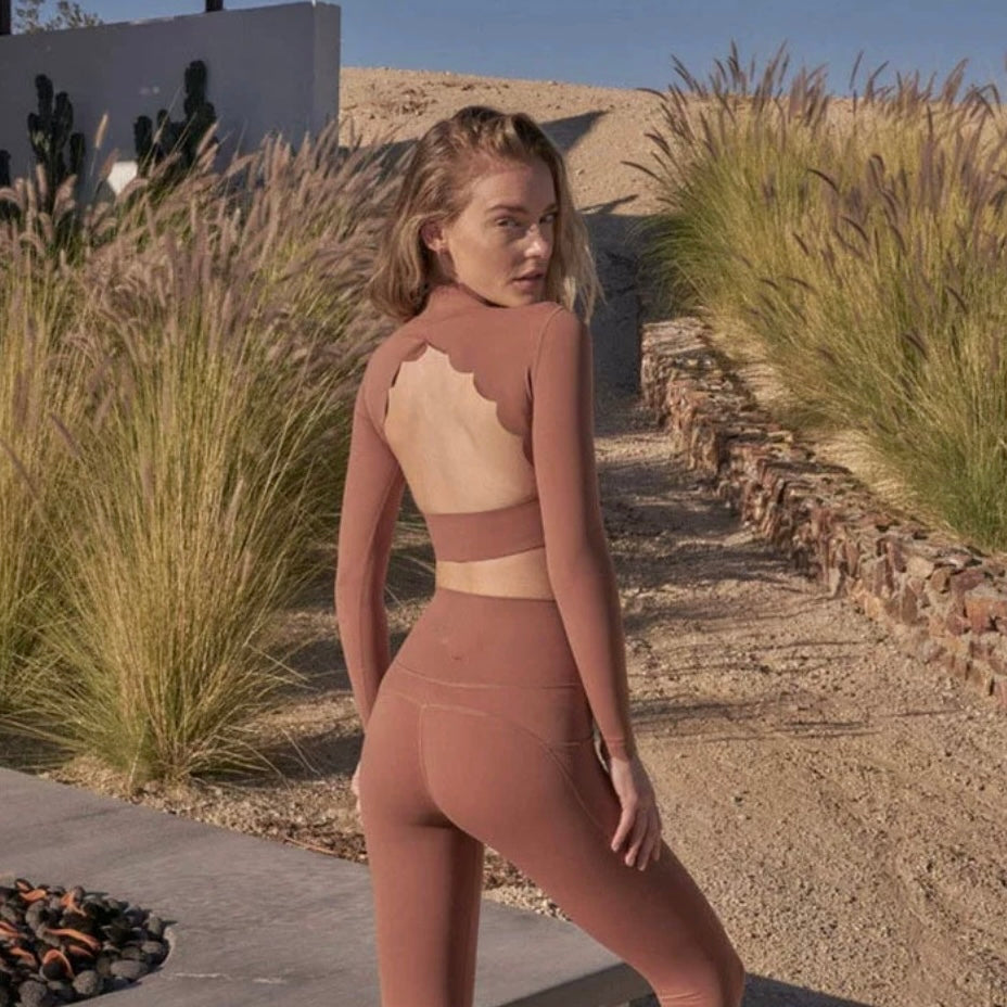 Atheleisure petal edges GYM wear – for yoga, tennis, and Pilates