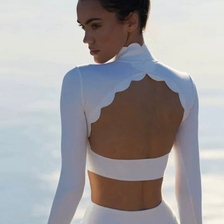 Atheleisure petal edges GYM wear – for yoga, tennis, and Pilates