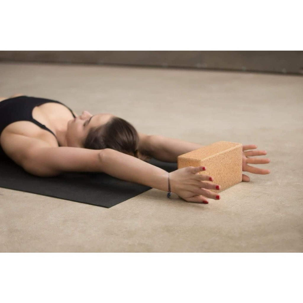 Cork yoga block – made from 100% renewable materials