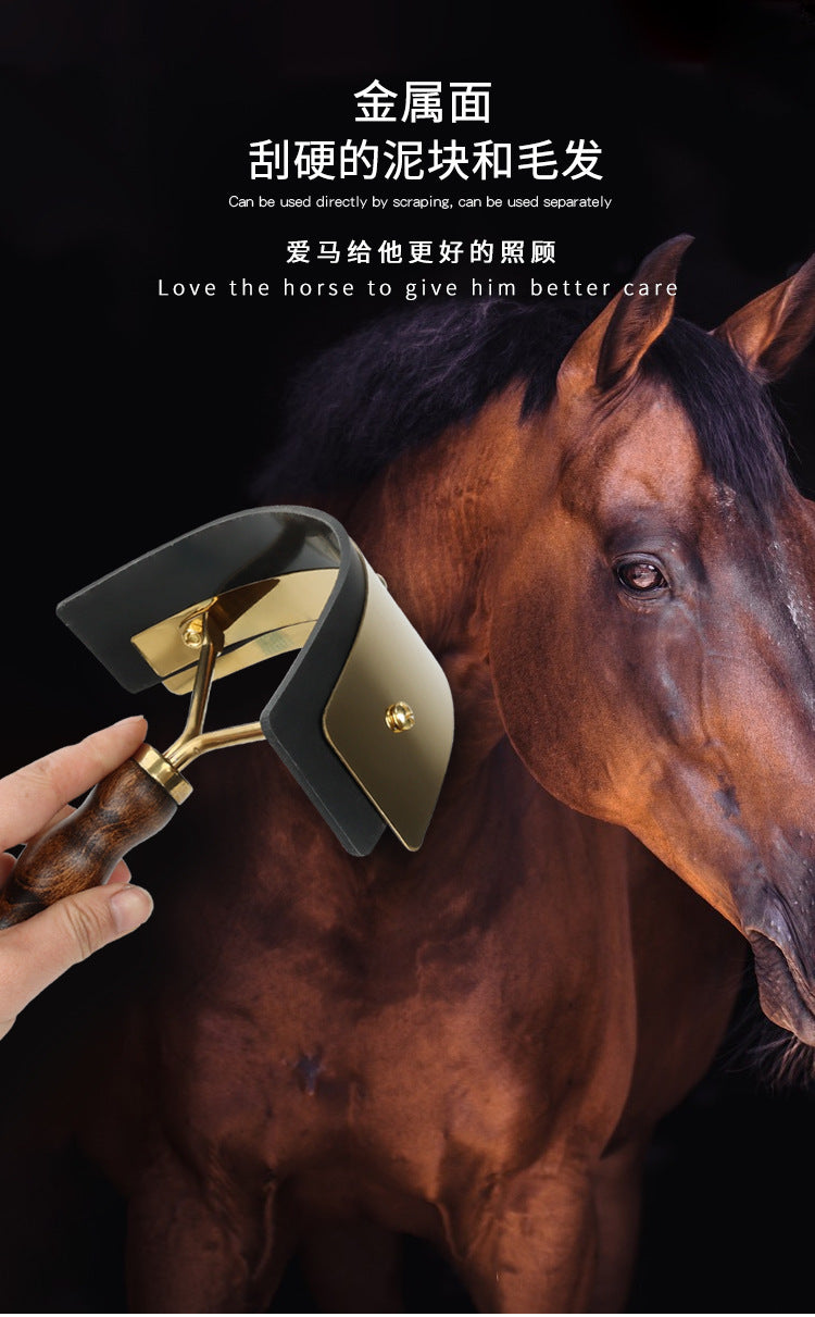 Horse Sweat Cleaning Scraper - wooden – Horsemanship in {{ product_color }} | Aura Tide Collective | Shop Horse Sweat Cleaning Scraper - wooden online for {{ product_tags | join: ", " }} – Fast shipping worldwide.