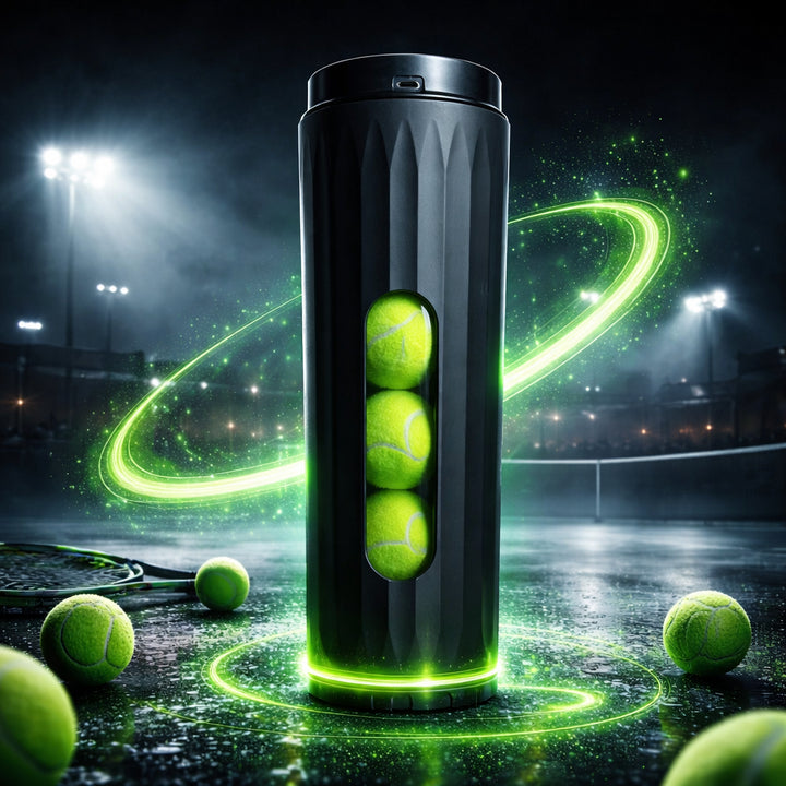 Between-Match Ball Care — Automatic Tennis Ball Pressurizer