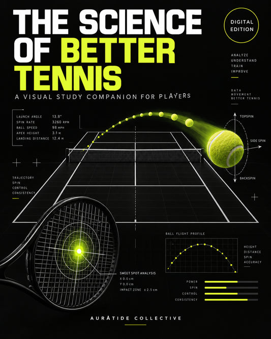 The Science of Better Tennis visual study notes digital edition cover