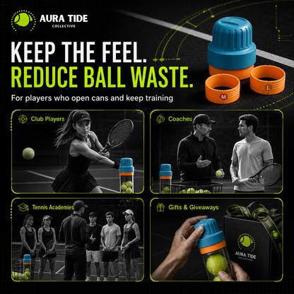 Tennis ball pressure cap for club players coaches academies and tennis gifts