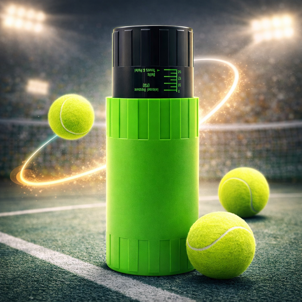 Tennis Ball Pressurizer Storage Container